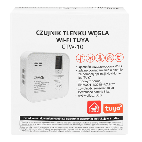 czujnik tlenku węgla, czujnik czadu